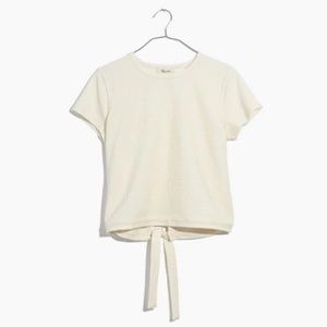 MADEWELL VERSE TIE BACK TOP